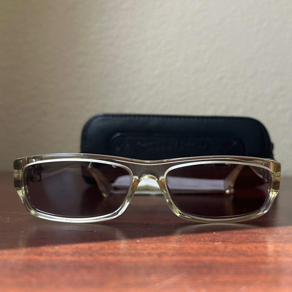 Chrome Hearts Transparent Sunglasses w/ Dark Grey Lenses